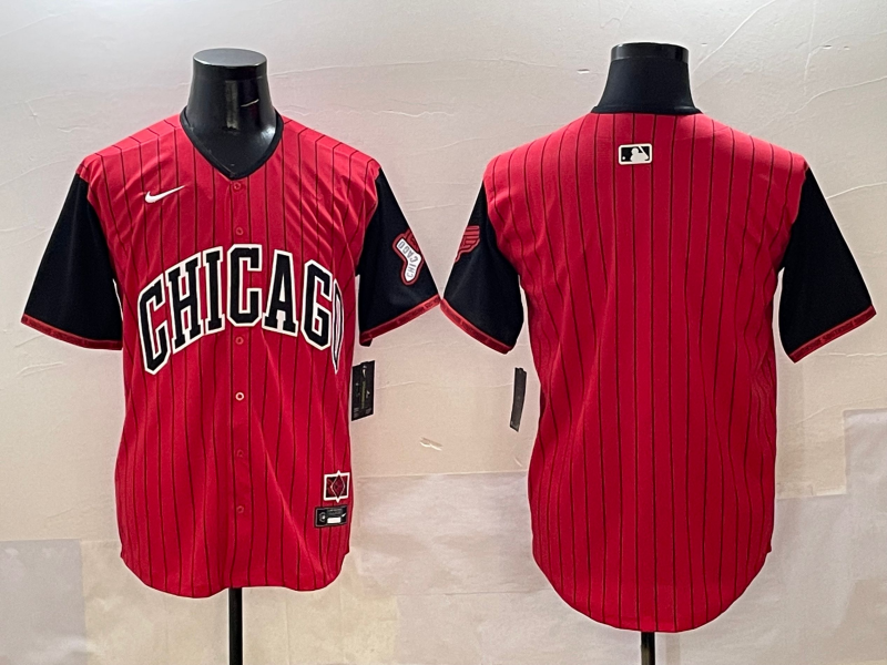 Men's Chicago White Sox Red/Black 2025 City Connect Jersey