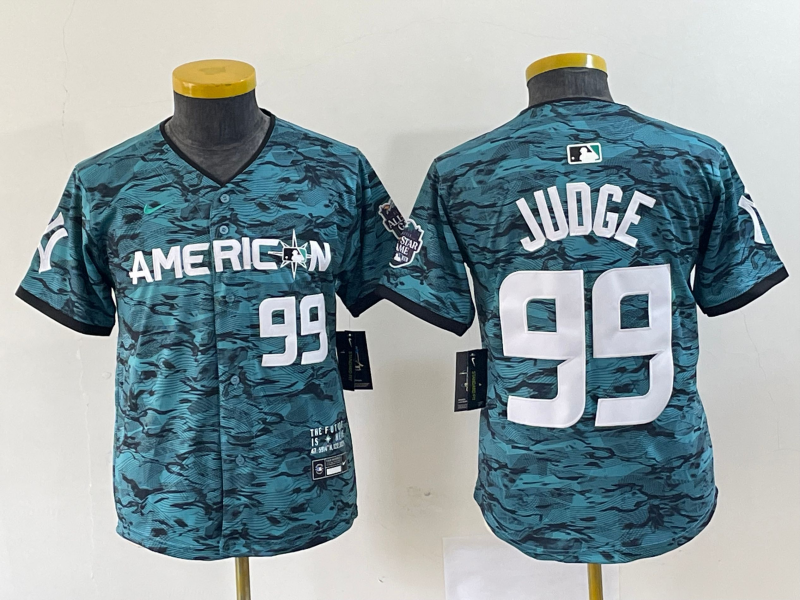 Youth Aaron Judge American League 2023 ALL STAR GAME Player Jersey