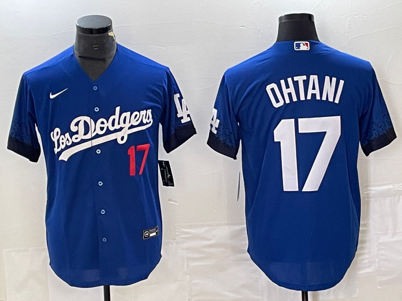 Shohei Ohtani Los Angeles Dodgers City Connect Jersey Blue