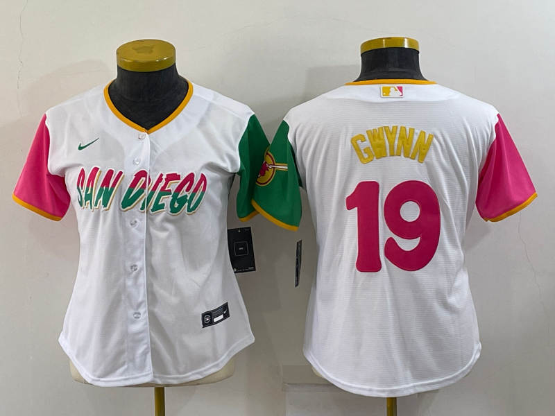 Women's San Diego Padres Tony Gwynn White 2022 City Connect Replica Player Jersey