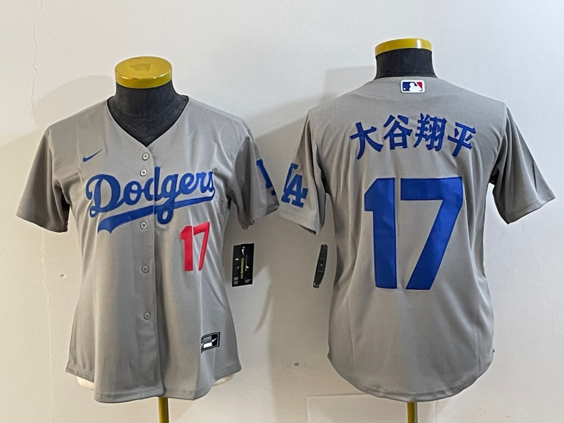 Women's Shohei Ohtani Los Angeles Dodgers Kanji Player Jersey