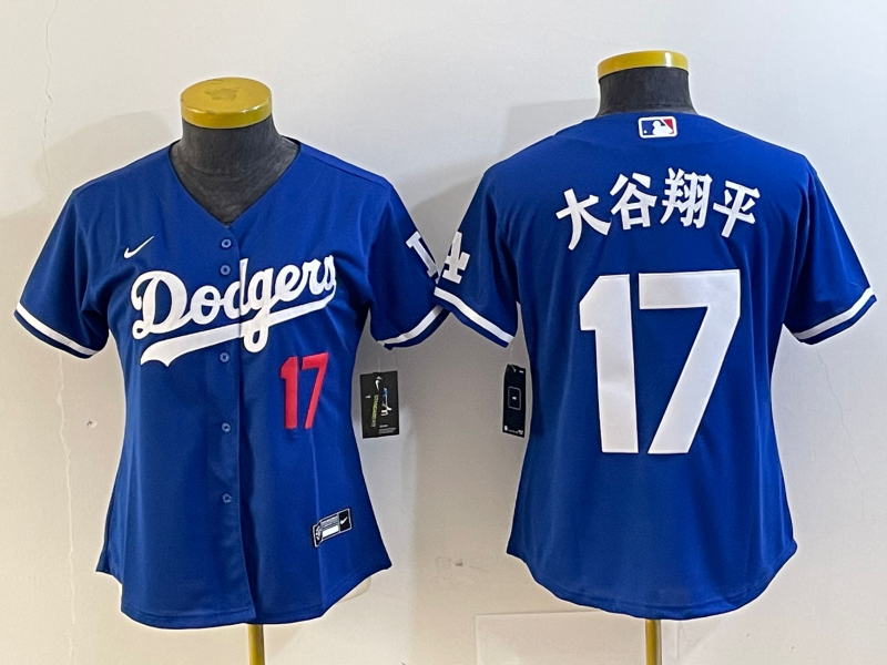 Women's Shohei Ohtani Los Angeles Dodgers Kanji Player Jersey