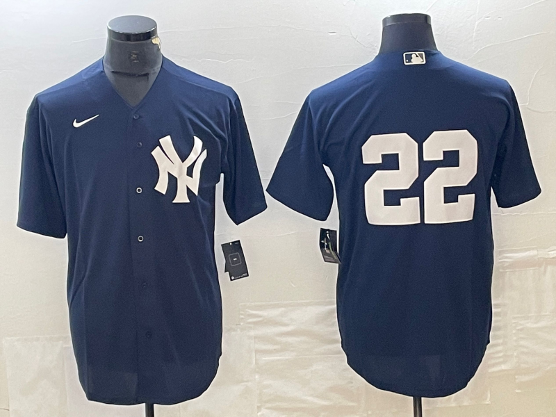 New York Yankees Juan Soto Navy Jersey