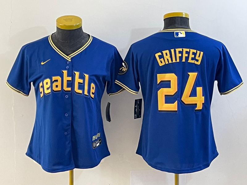 Women's Seattle Mariners Ken Griffey Jr. Royal 2023 City Connect Replica Player Jersey