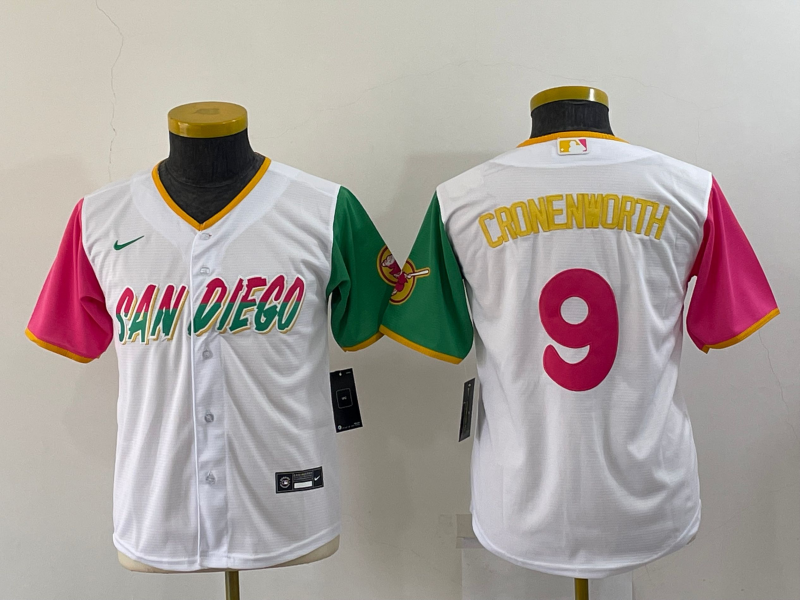 Youth Jake Cronenworth San Diego Padres White 2022 City Connect Replica Team Jersey