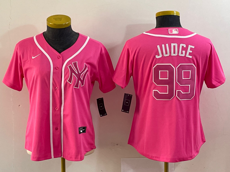 Pink yankees jersey shop