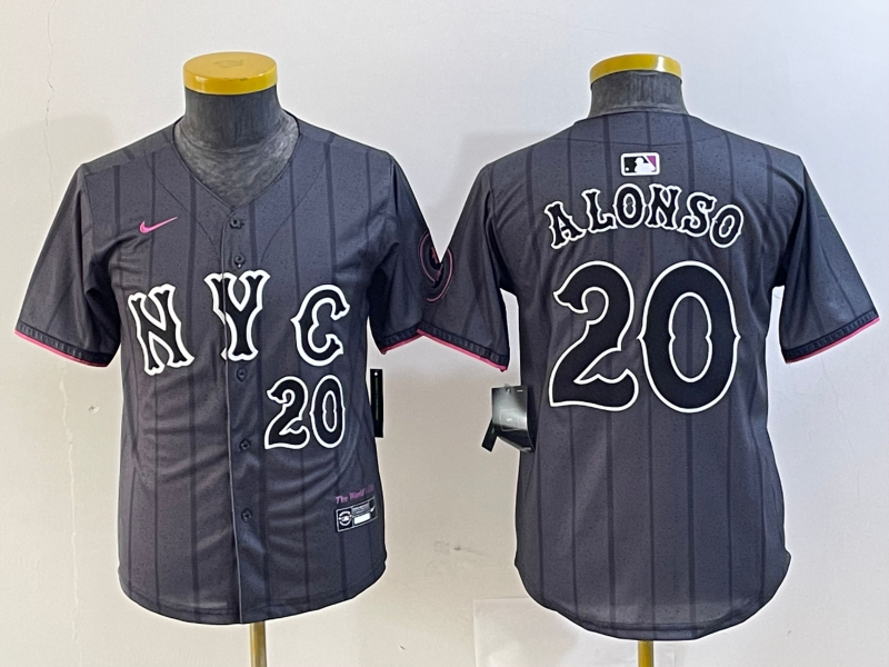 YOUTH New York Mets Pete Alonso 2024 City Connect Player Jersey