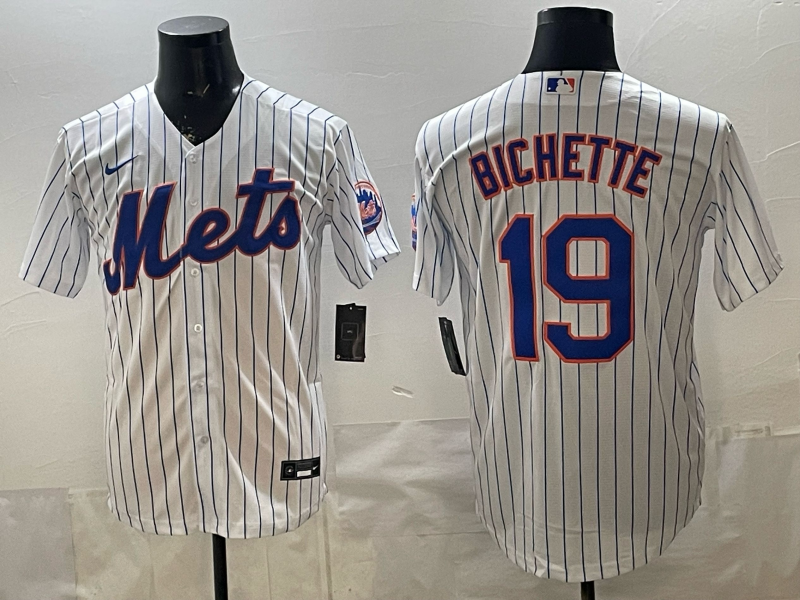 Men's New York Mets Bo Bichette White Home Jersey