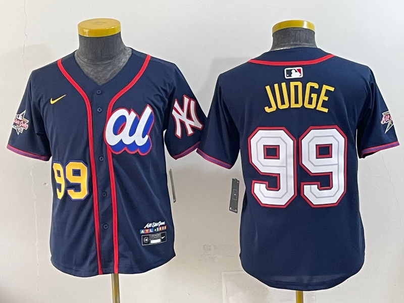 Youth American League Aaron Judge Navy 2025 All-Star Jersey