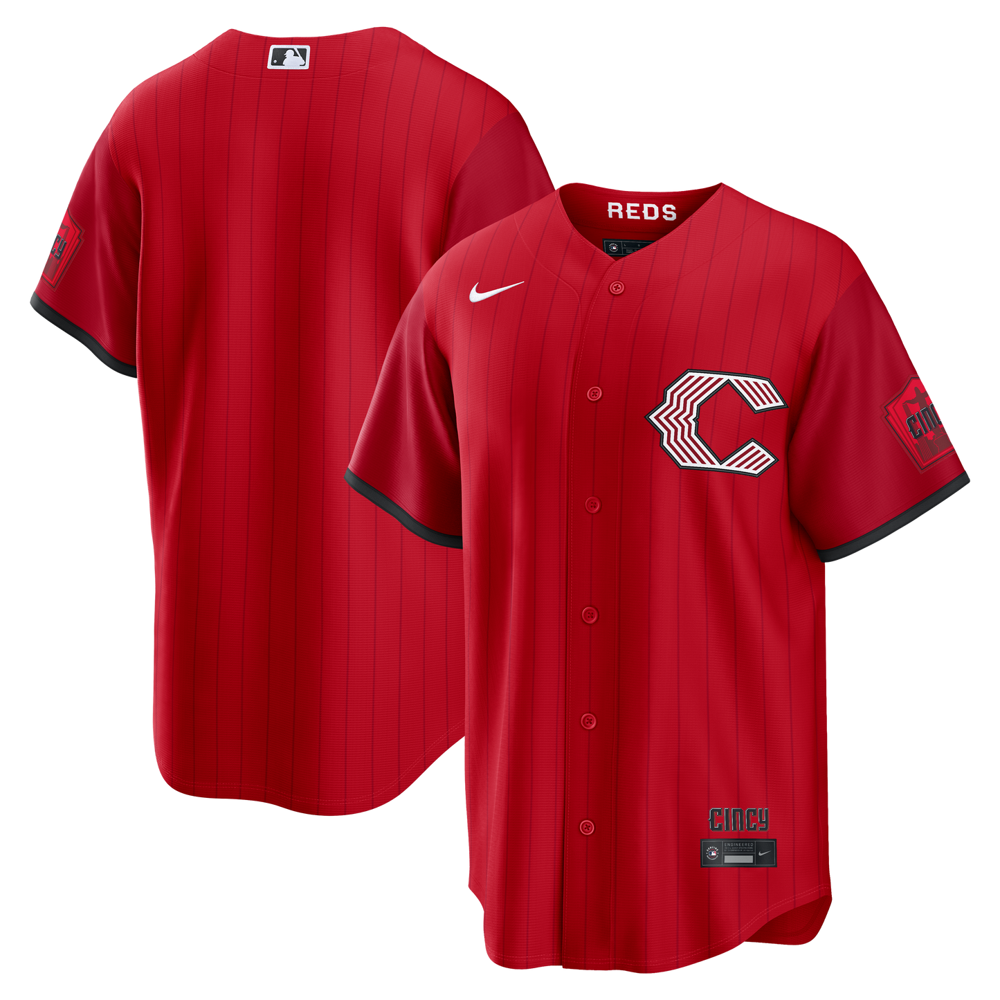 Men's Cincinnati Reds Red 2026 City Connect Stadium Jersey