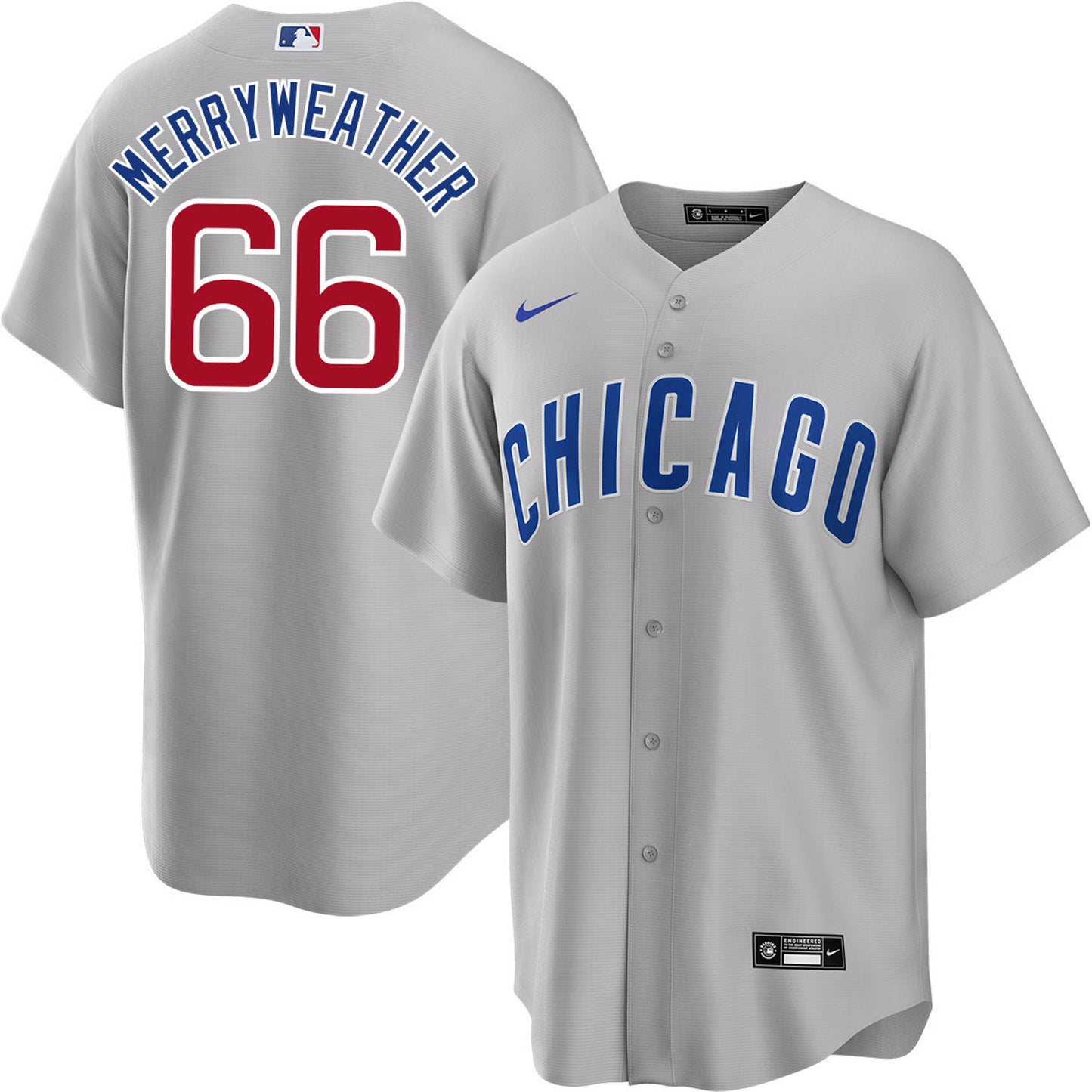 Men's Chicago Cubs Julian Merryweather Player Jersey