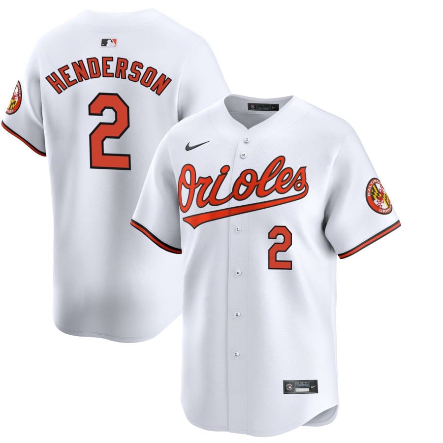 Men's Gunnar Henderson Baltimore Orioles Player White Jersey