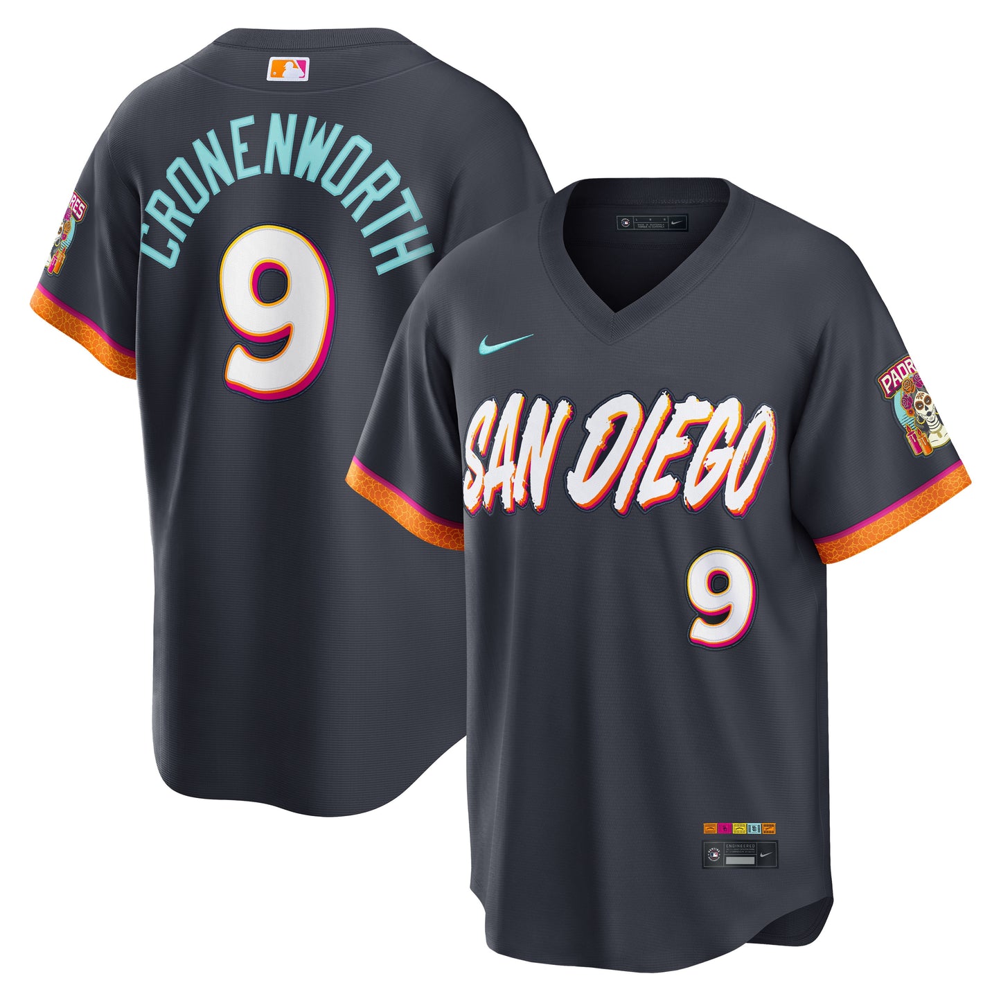 Men's San Diego Padres Jake Cronenworth Obsidian 2026 City Connect Stadium Jersey