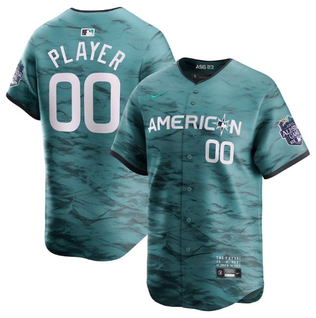 American League 2023 All-Star Game "Player_Name" Player Jersey - Teal