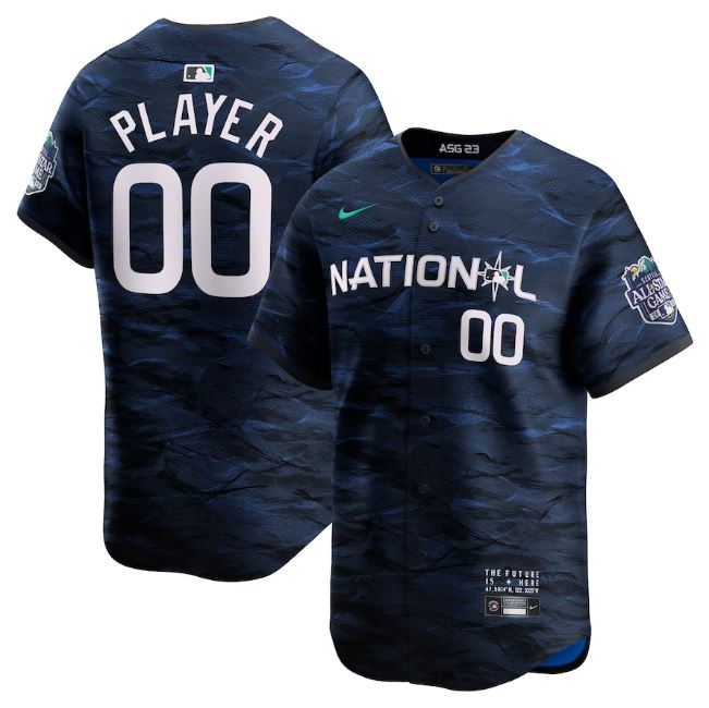 National League 2023 All-Star Game "Player_Name" Player Jersey - Royal