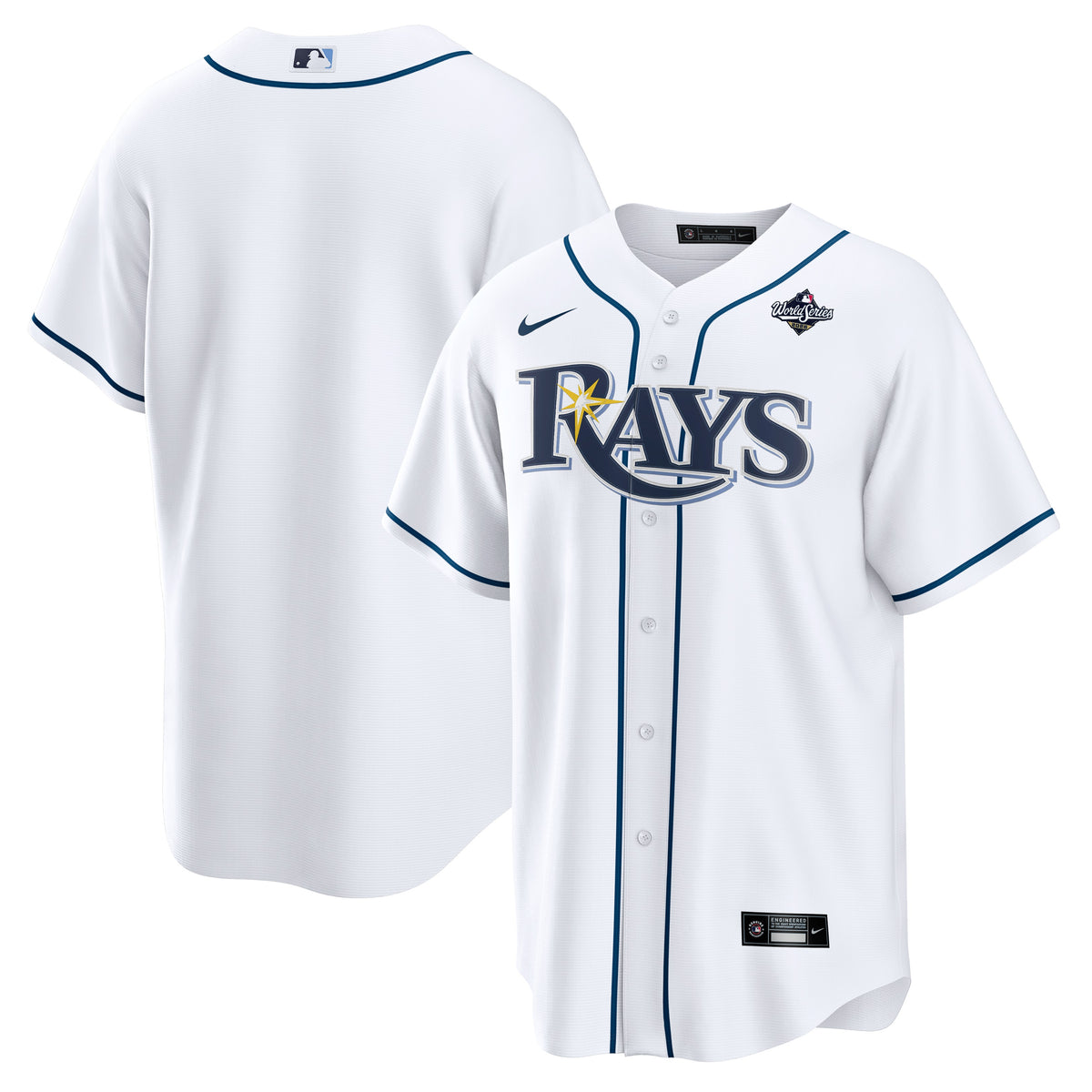 Men's Tampa Bay Rays White 2026 World Series Home Jersey