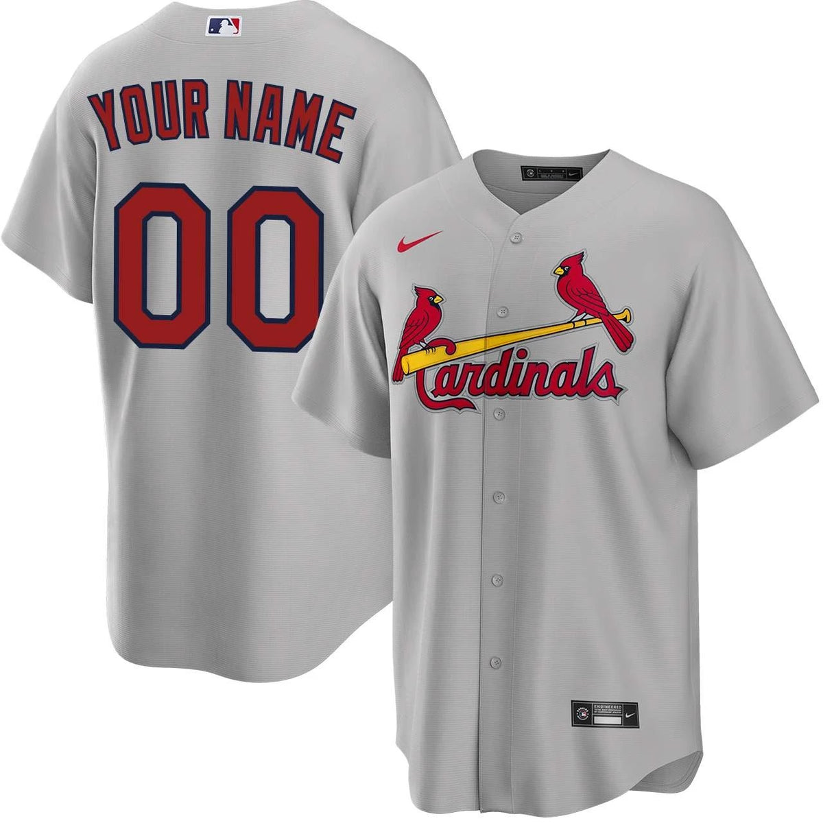 Men's St. Louis Cardinals Replica Custom Jersey