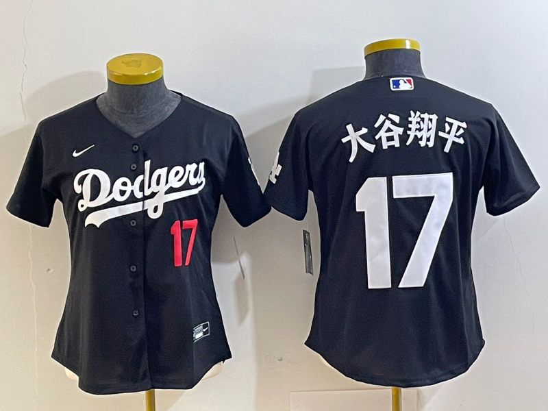 Women's Shohei Ohtani Los Angeles Dodgers Kanji Player Jersey