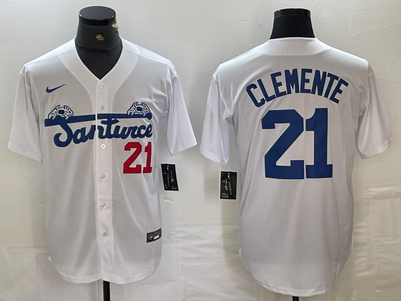 Santurce Roberto Clemente Puerto Rico Stitched Jersey