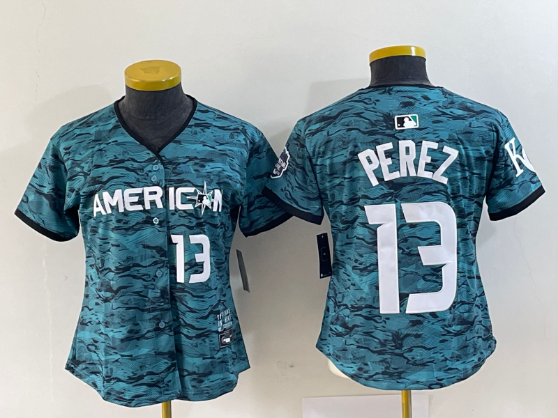 Women's Salvador Perez American League 2023 All-Star Game Jersey