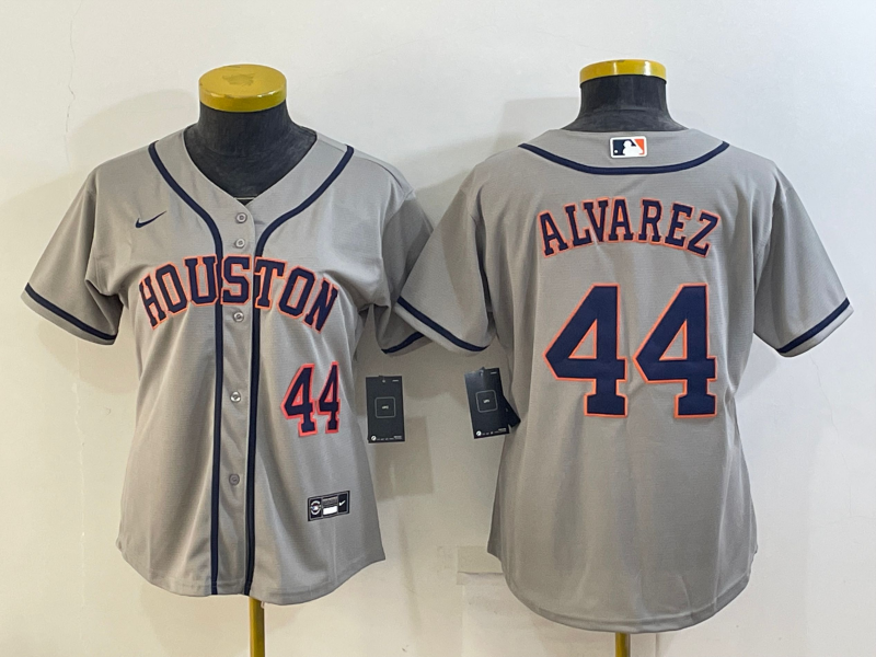 Women's Houston Astros Yordan Alvarez #44 2022 World Series Jersey
