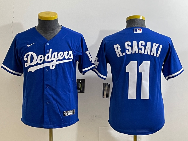 Youth Los Angeles Dodgers Rōki Sasaki Player Jersey