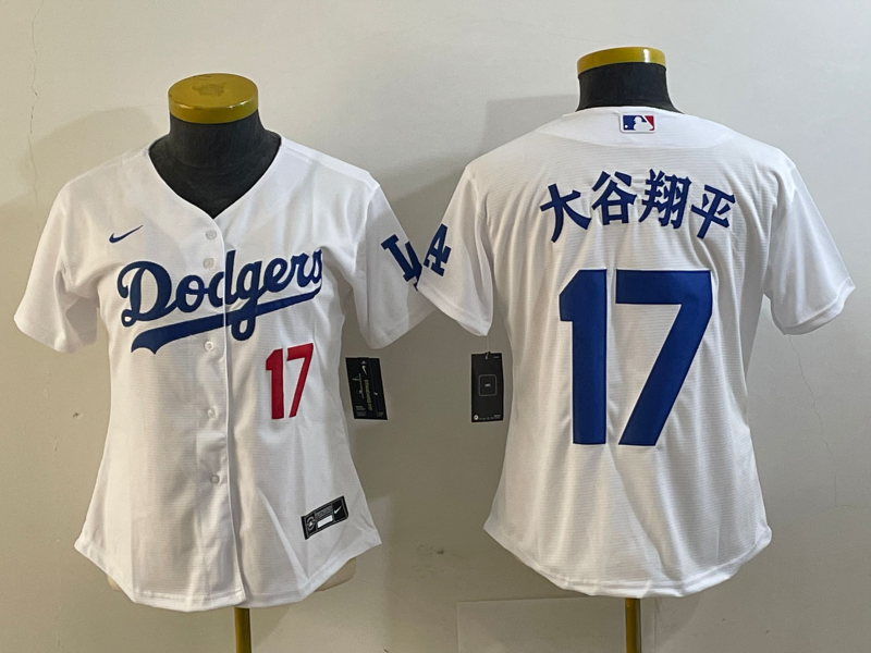 Women's Shohei Ohtani Los Angeles Dodgers Kanji Player Jersey