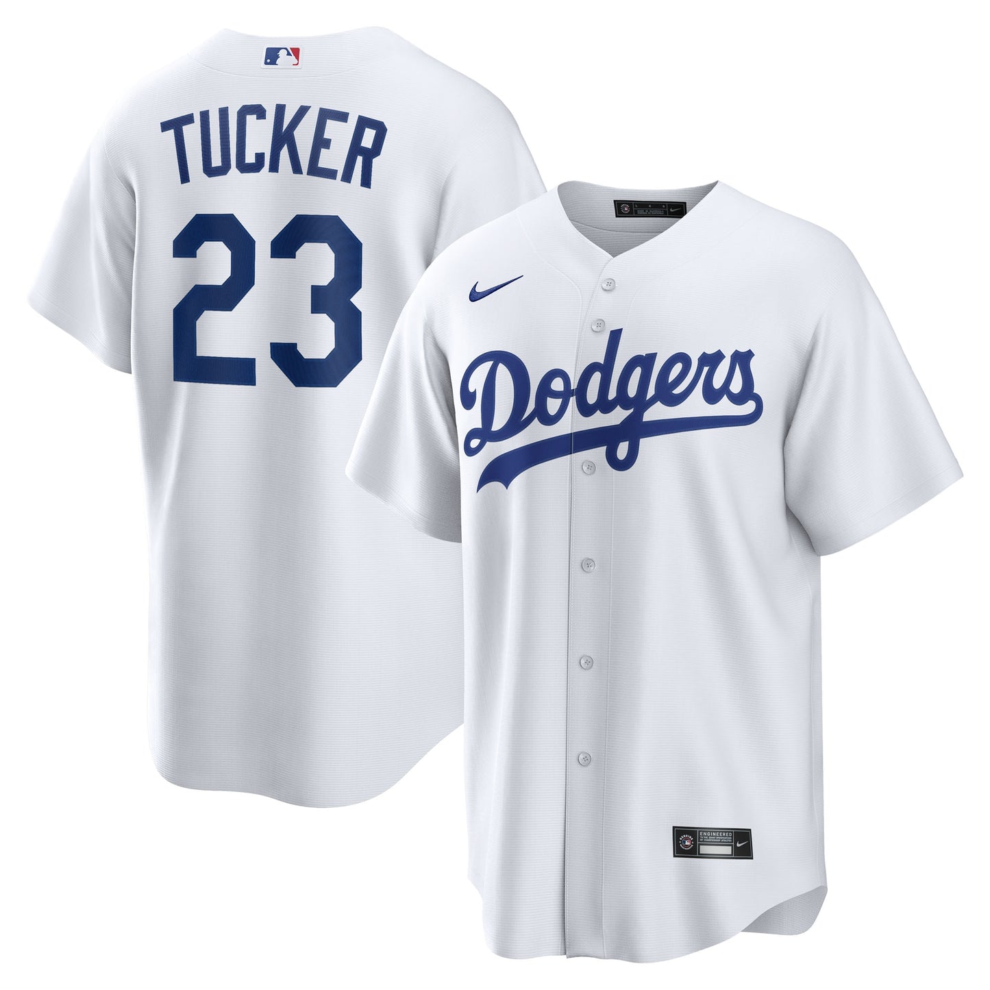 Men's Los Angeles Dodgers Kyle Tucker White Home Jersey