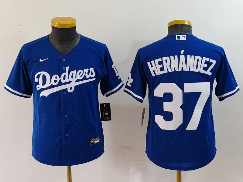 Youth Los Angeles Dodgers Teoscar Hernández Player Jersey