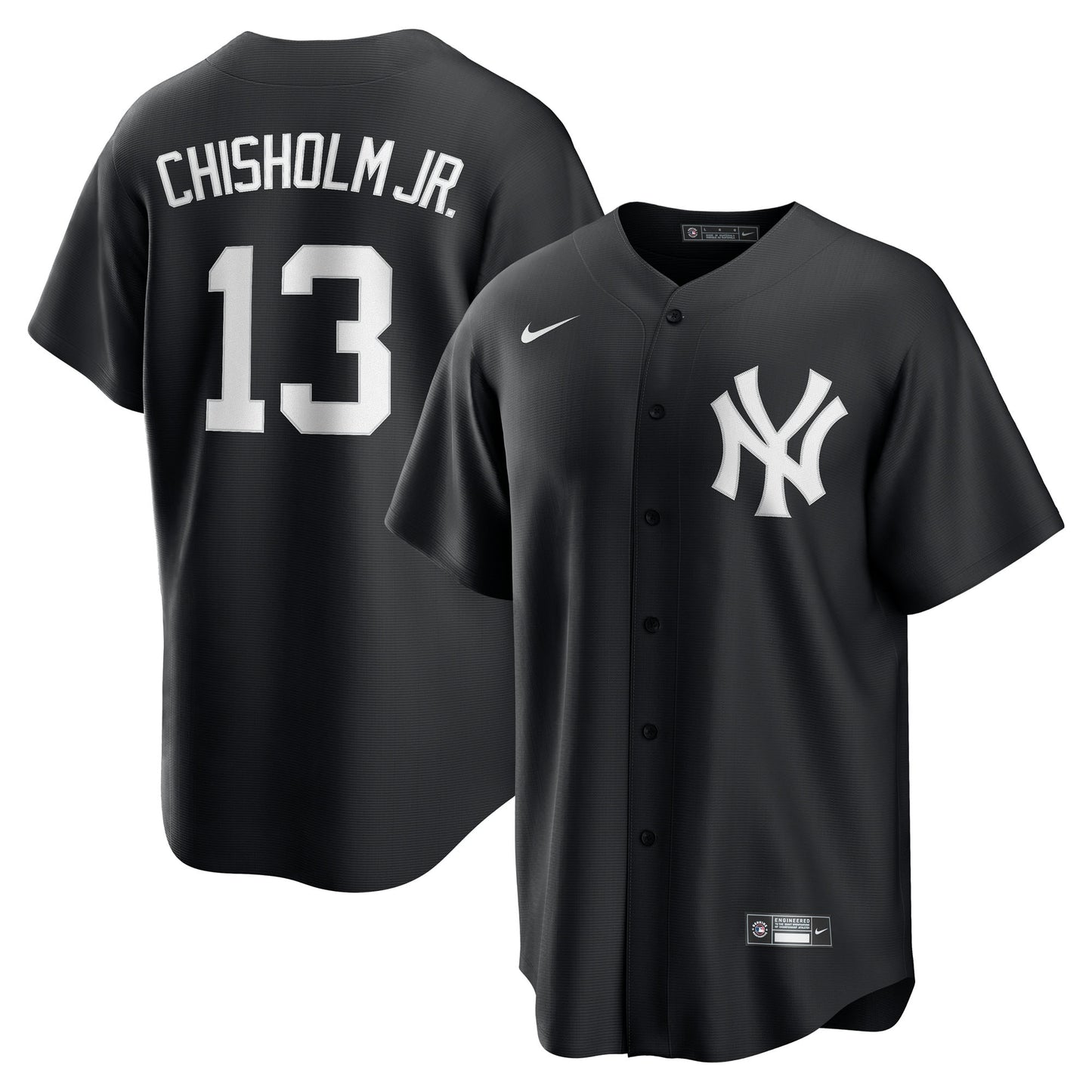 Men's New York Yankees Jazz Chisholm Jr. Black Player Jersey