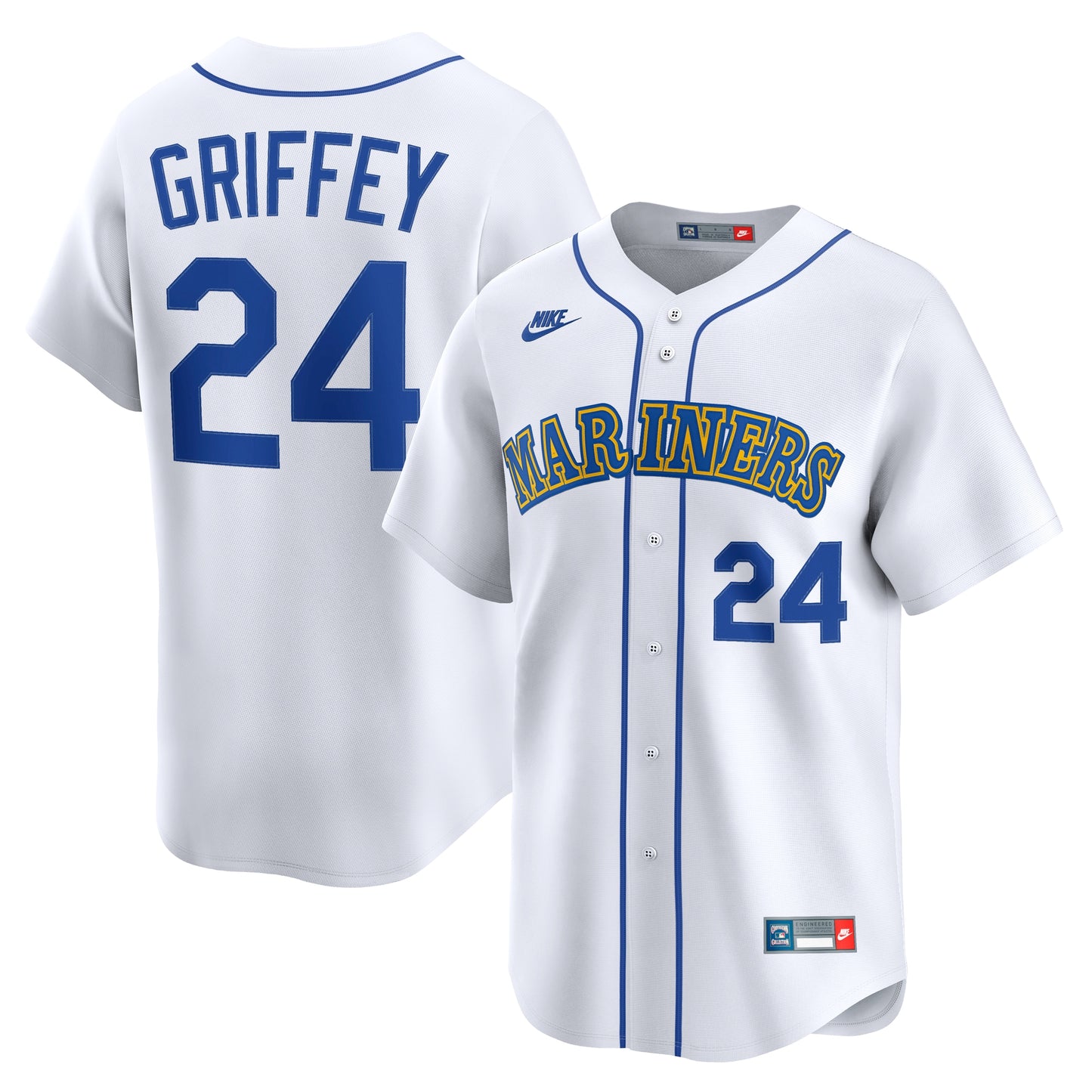 Men's Seattle Mariners Ken Griffey Jr. Throwback Cooperstown Collection Jersey