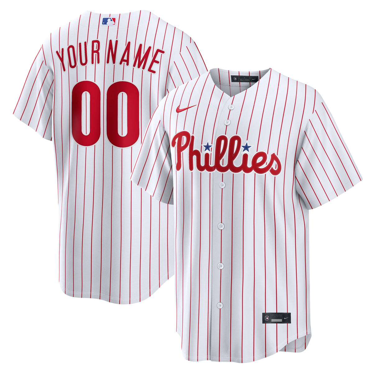 Men's Philadelphia Phillies Custom Player Jersey
