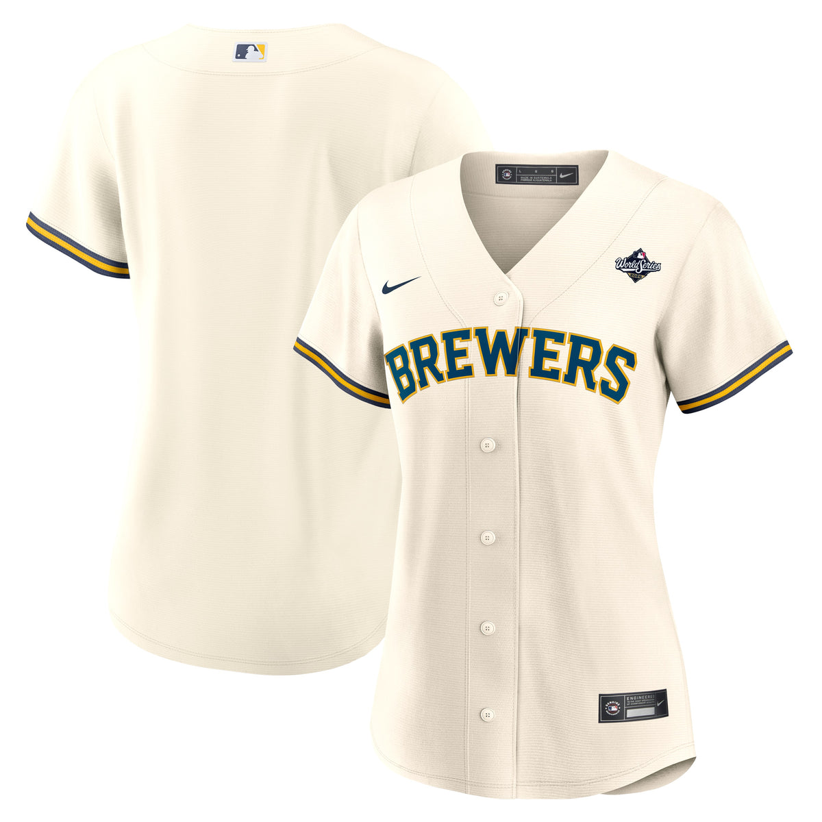 WOMEN'S Milwaukee Brewers Cream 2026 World Series Home Jersey