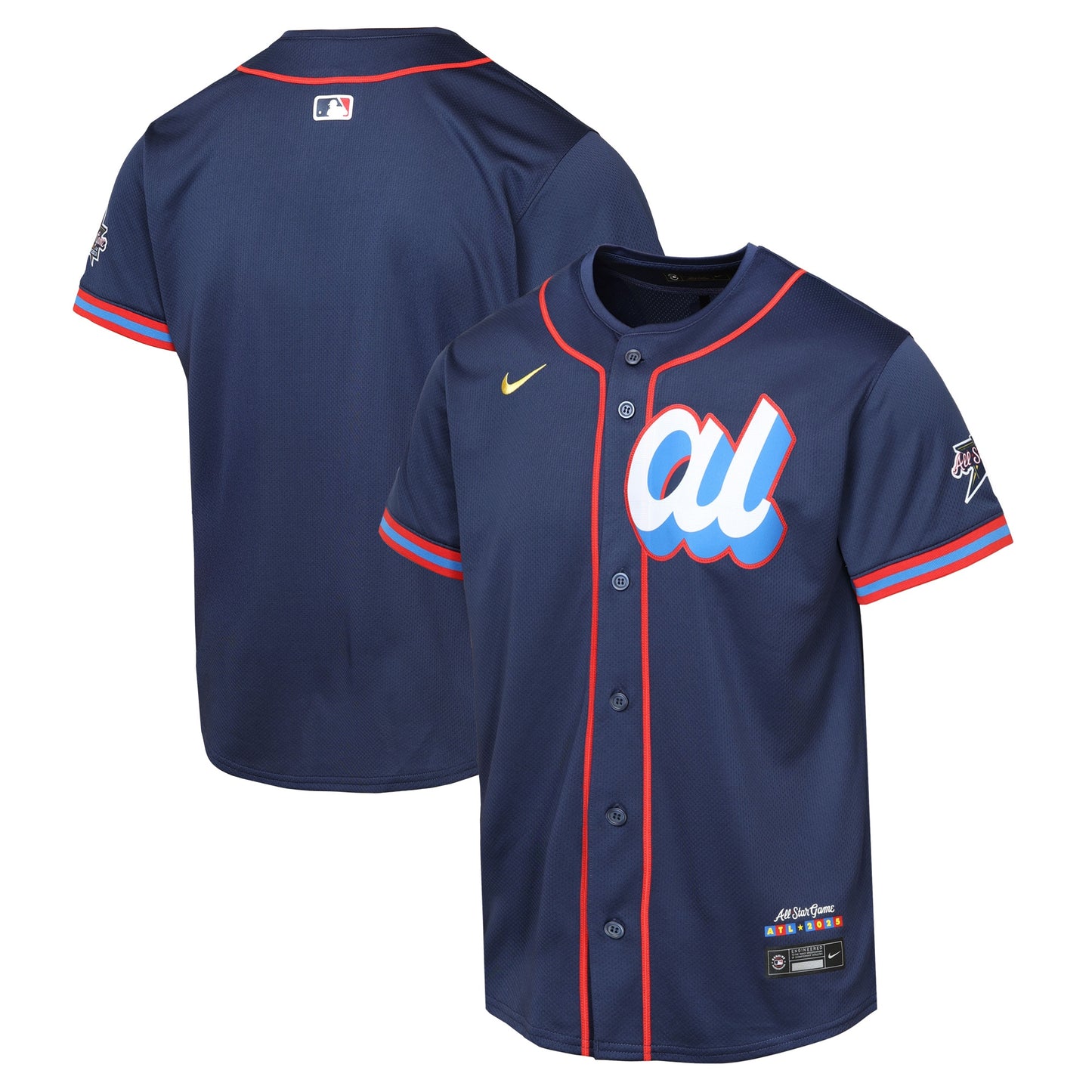 Youth American League Navy 2025 All-Star CUSTOM Jersey