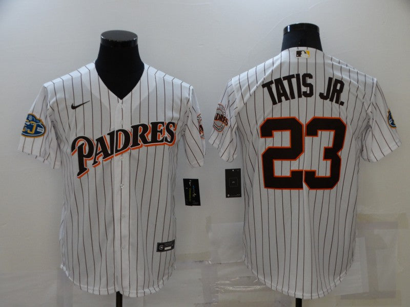 Men's Fernando Tatis Jr San Diego Padres Player White Jersey
