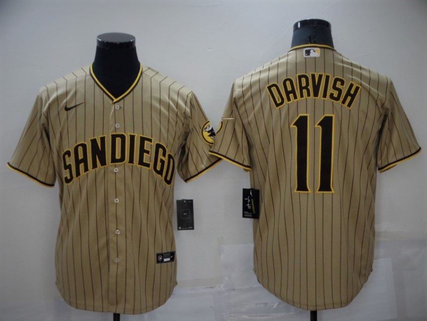 Men's San Diego Padres Yu Darvish Alternate Replica Player Jersey