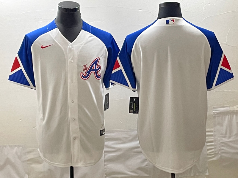 Men's Atlanta Braves White 2023 City Connect Player Jersey