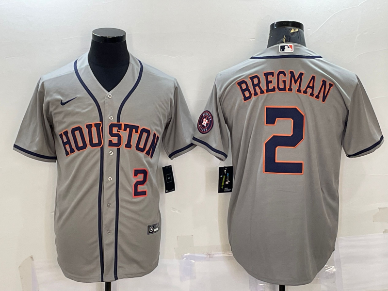 Men's Houston Astros Alex Bregman 2022 World Series Player Jersey