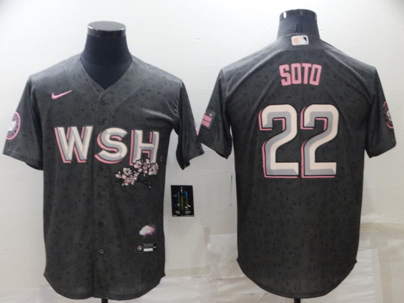 Nike MLB Juan Soto #22 Washington Nationals Jersey White Women’s Size XL