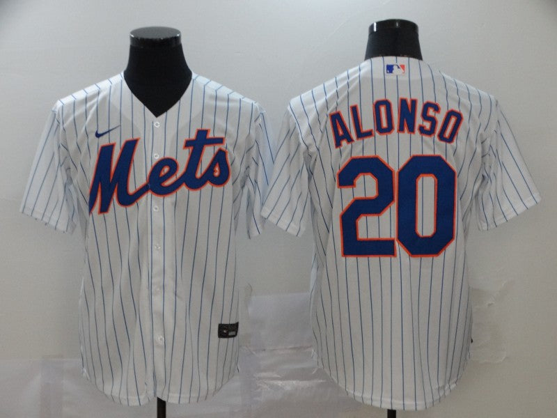 Authentic Youth Pete Alonso White Alternate Jersey - #20 Baseball New York  Mets Cool Base