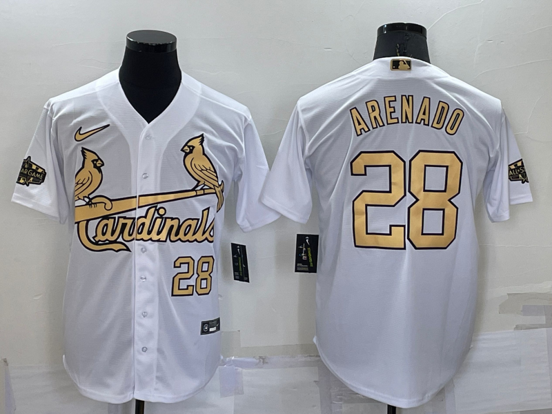 Men's Nolan Arenado St. Louis Cardinals Player White 2022 All-Star Game Jersey