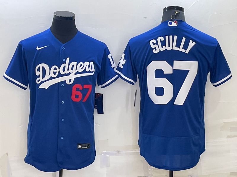 Engineered No 67 Vin Scully Jersey Size XL Los Angeles Dodgers