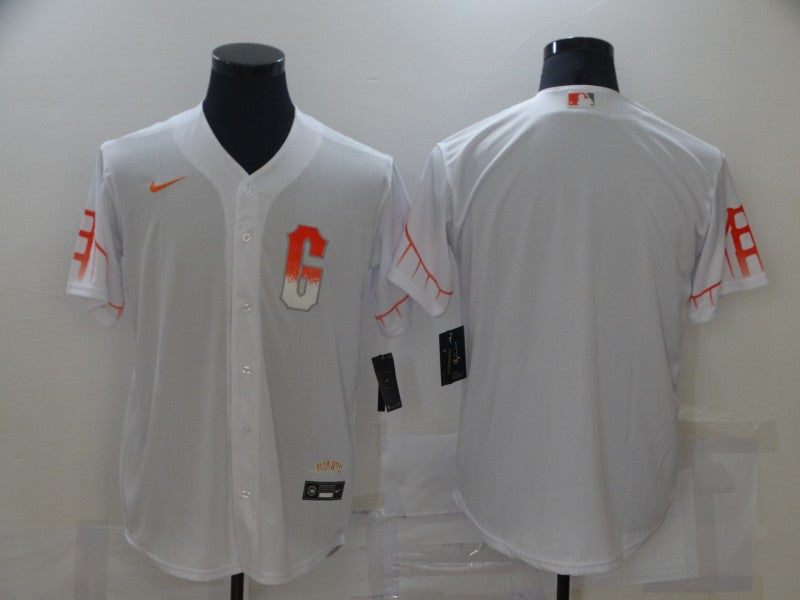 San Francisco Giants Custom White 2021 City Connect Replica Jersey