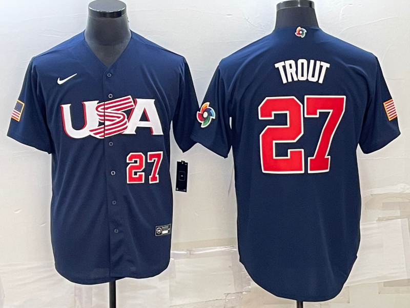 Mike trout discount replica jersey