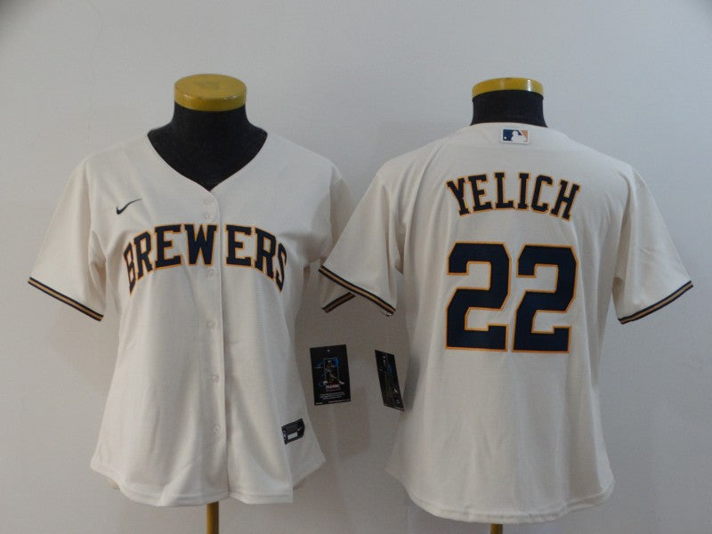 Women's Christian Yelich Milwaukee Brewers Player Jersey