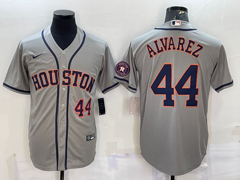 Men's Houston Astros Yordan Alvarez #44 2022 World Series Player Jersey