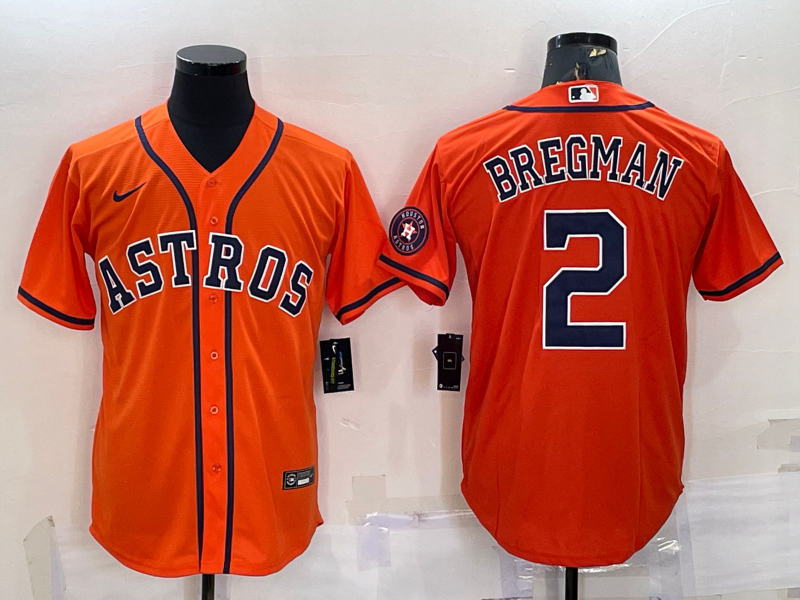 Men's Alex Bregman Houston Astros 2022 World Series Player Jersey