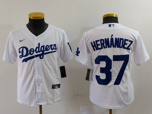 Youth Los Angeles Dodgers Teoscar Hernández Player Jersey