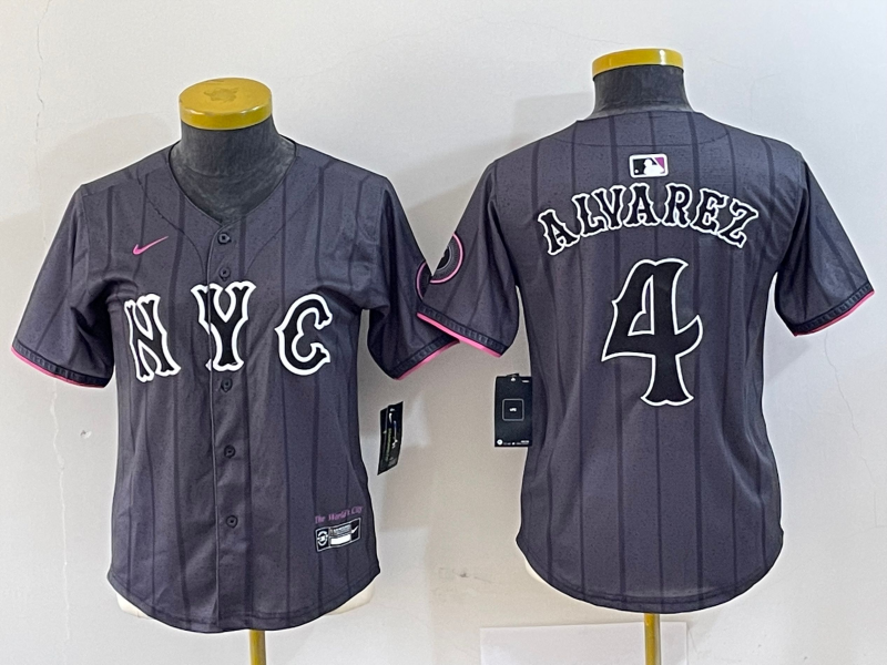 Women's New York Mets Francisco Alvarez 2024 City Connect Player Jersey
