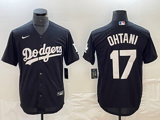 Shohei Ohtani Los Angeles Dodgers Black Jersey